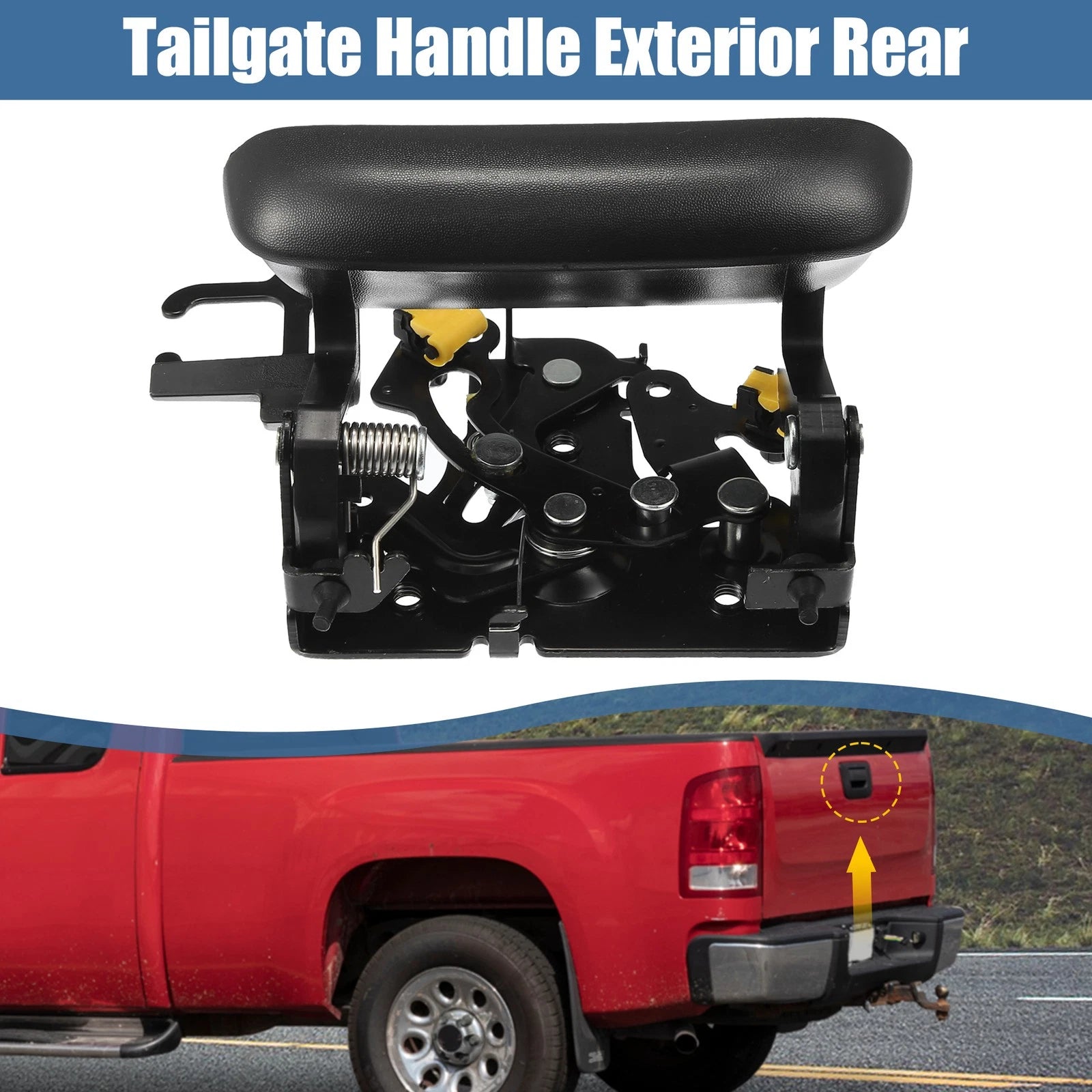 Tailgate Handle Exterior Rear for Chevy Avalanche 1500 2500 (2002–2006)
