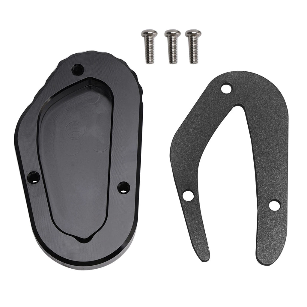 Kickstand Enlarge Pad for Bonneville T100 Street Scrambler 900 (2018–2023) Black