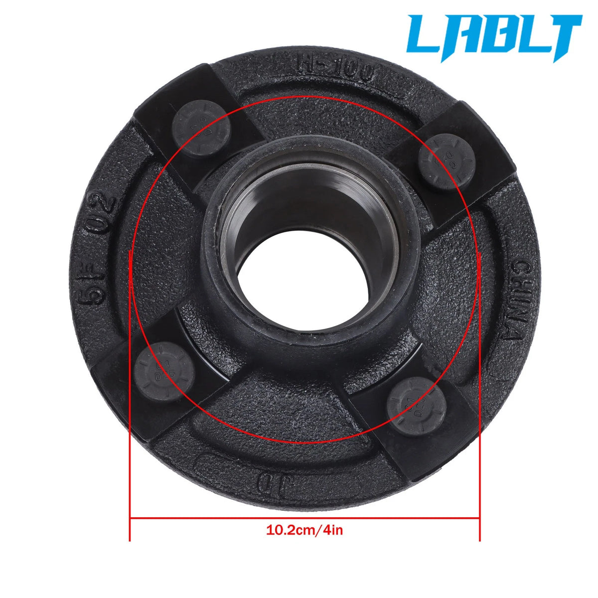 Set of 4 Trailer Hub Bearings Kits for 2000 lbs 1" Spindle Axles (4 on 4")