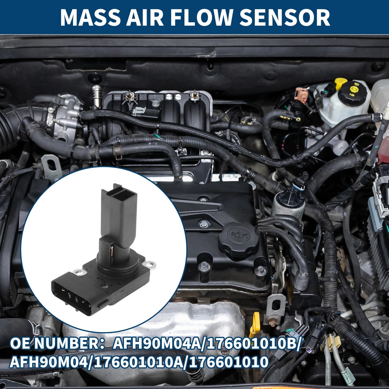 Mass Air Flow Sensor No.AFH90M04A for Hino Profia (2018)