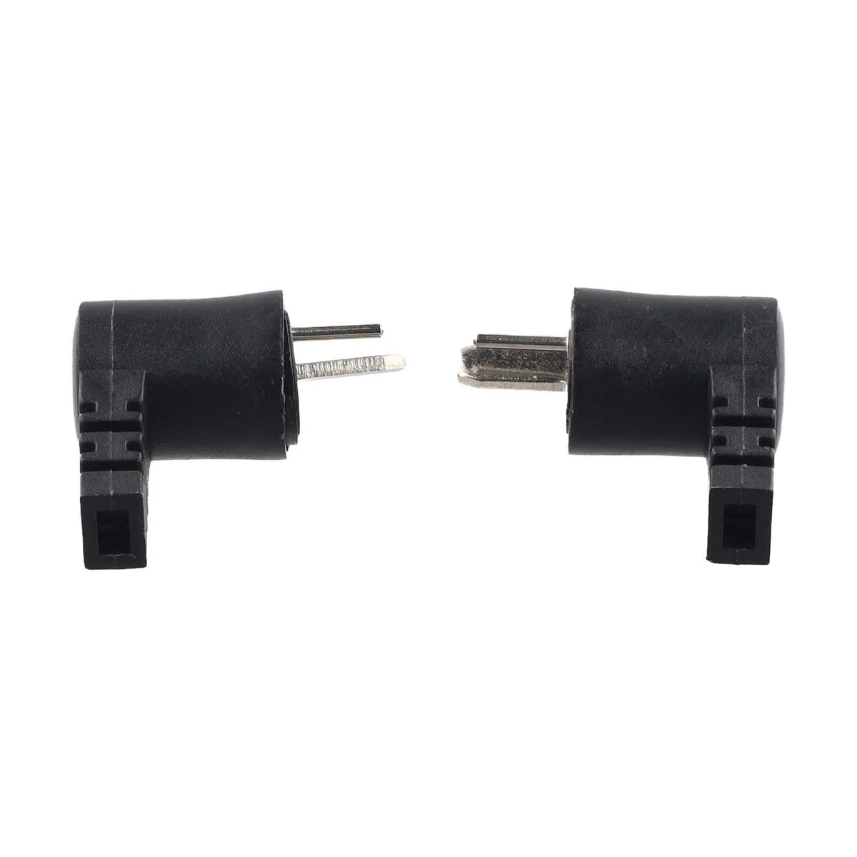 2X Right Angle HiFi Speaker Cable Connector for Professional Grade Audio