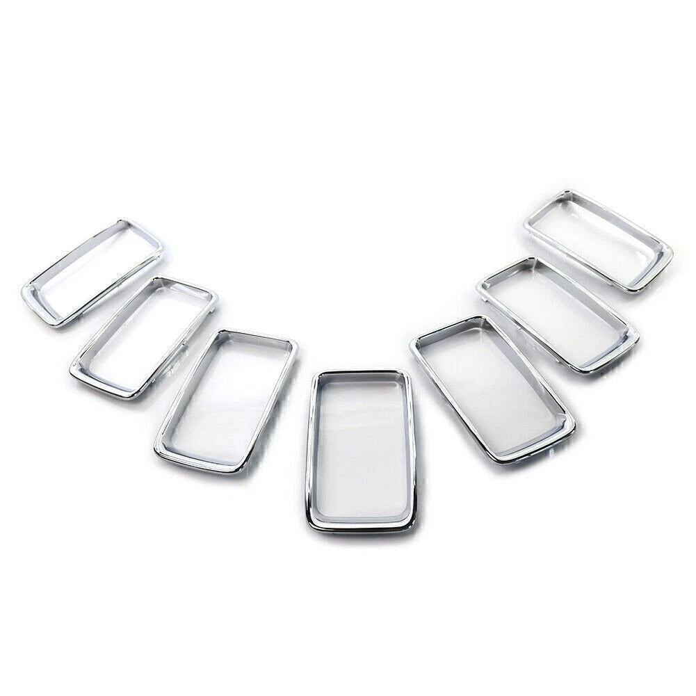 7X Front Grille Trim Cover for Jeep Grand Cherokee Chrome