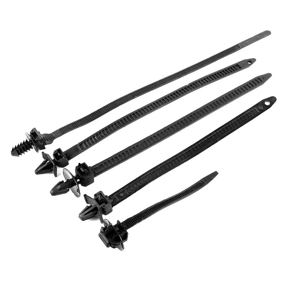 100x Nylon Tie Wraps for Universal Use (Cable Fasteners)