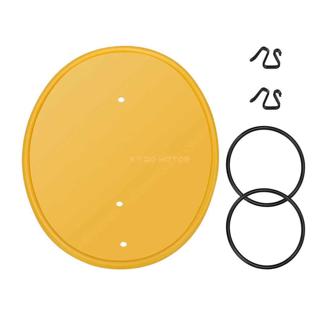 Front Side Yellow Number Plate with Mount Clips for Honda Z50R (1979–1987)