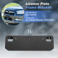Front License Plate Bracket Replacement for Toyota 4Runner (2014–2024)