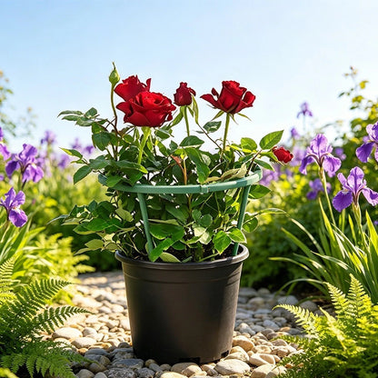 Set of 4 Plant Support Rings for Tomato Vine Holder (Half-circle Design)