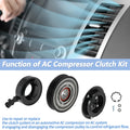 A C Compressor Clutch Kit for Chrysler 300 Dodge Challenger Durango Jeep (2005–2020)
