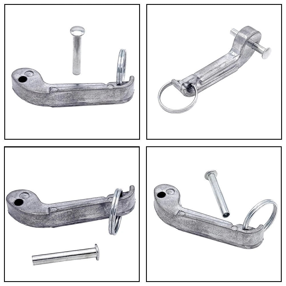 Quick Coupling Key Ear for Petrol Water Pump Engine Connector (Metal Alloy)