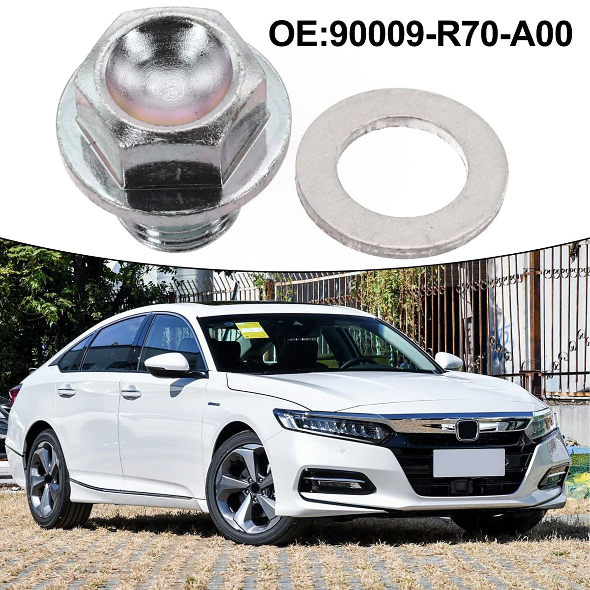 Aluminum Drain Plug with Washer for Honda Acura