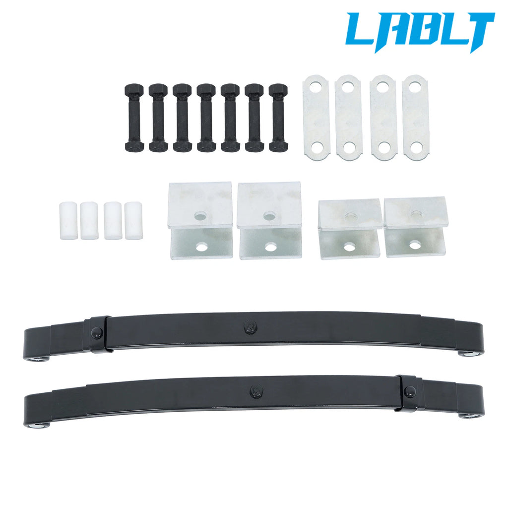 Single Trailer Axle Suspension Kit for LABLT (4000lb, 3 Leaf Spring)