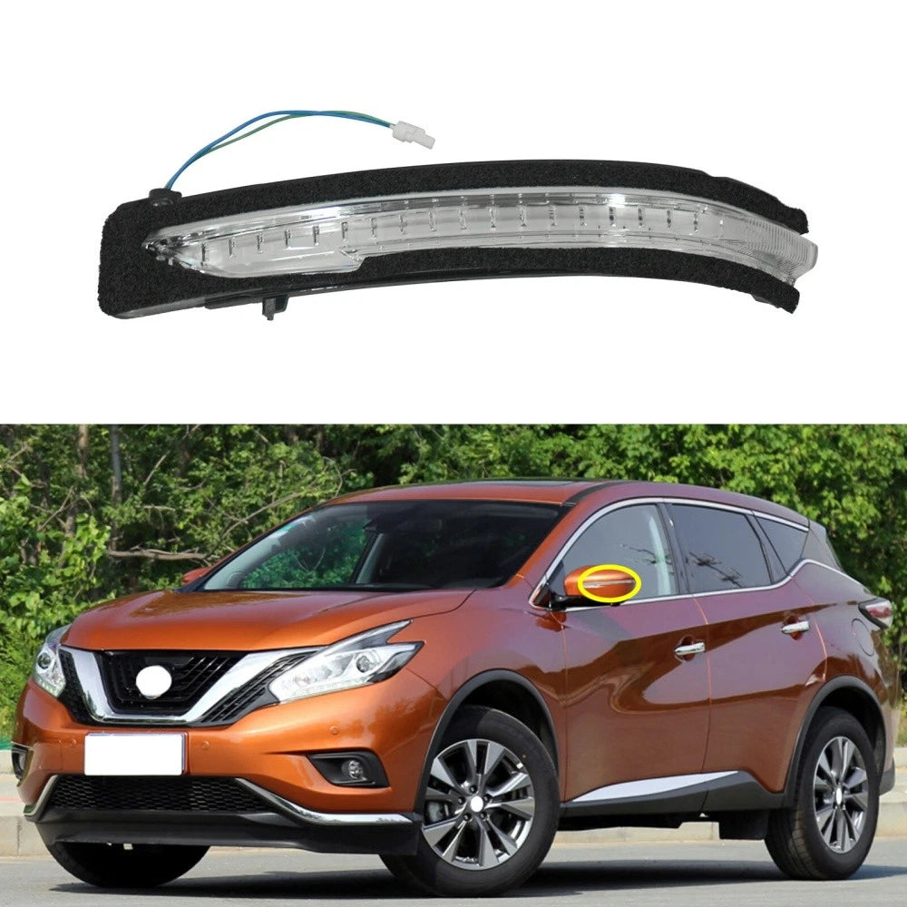 Left Side Mirror Turn Signal Light for Nissan Murano Rogue (2014–2018) 26165-4CL0B