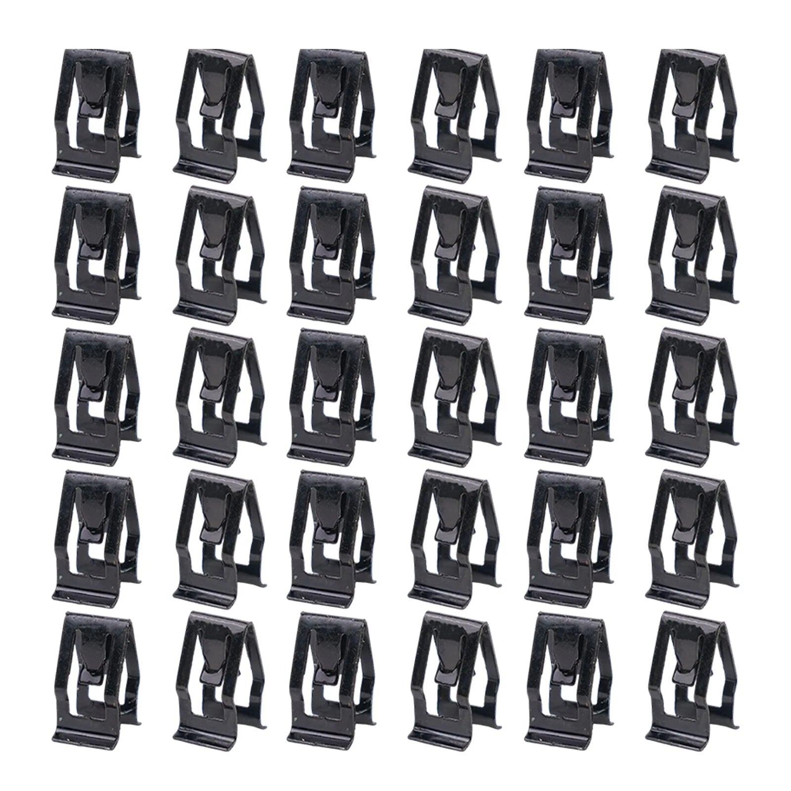 30Pcs Metal Retainer Clips for Car Front Console (Universal Fit)