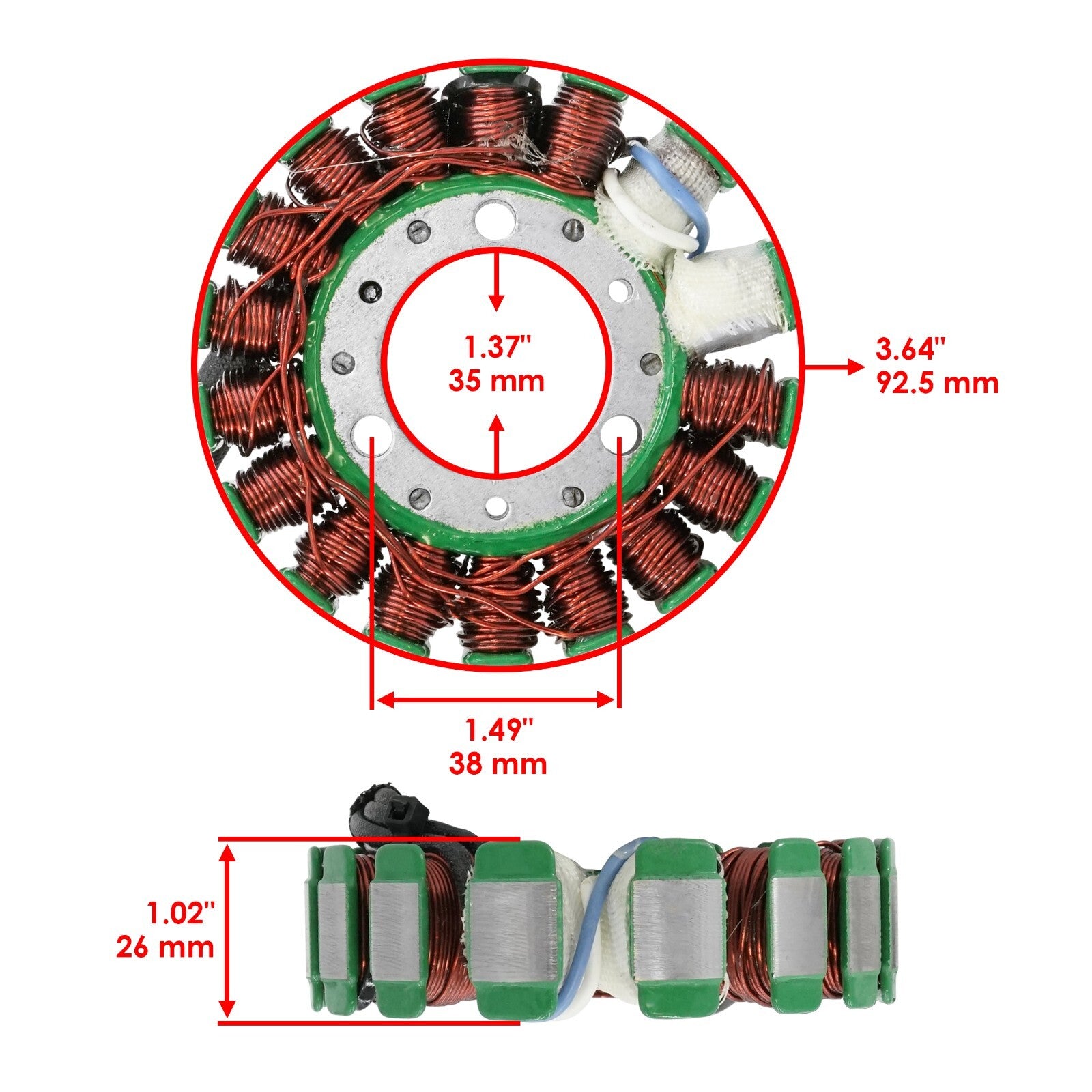 Stator Replacement for Honda TRX450R TRX 450R (2006–2009) Magneto
