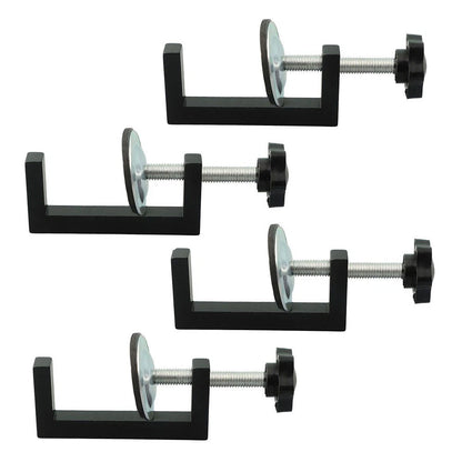 Set of 4 Adjustable Screw Clamps for Construction Tasks