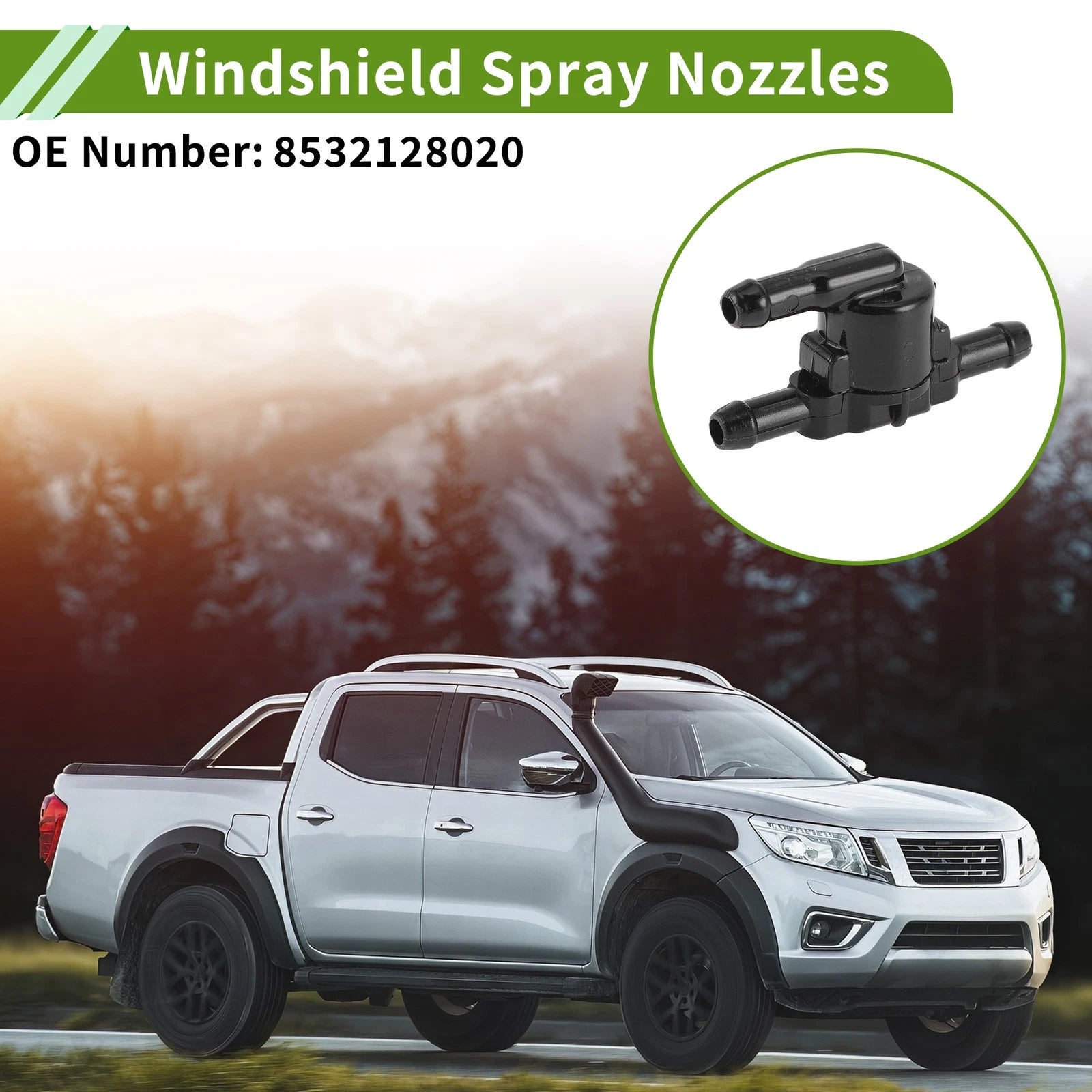 Windshield Washer Nozzle Set for Toyota (No. 85321-28020)