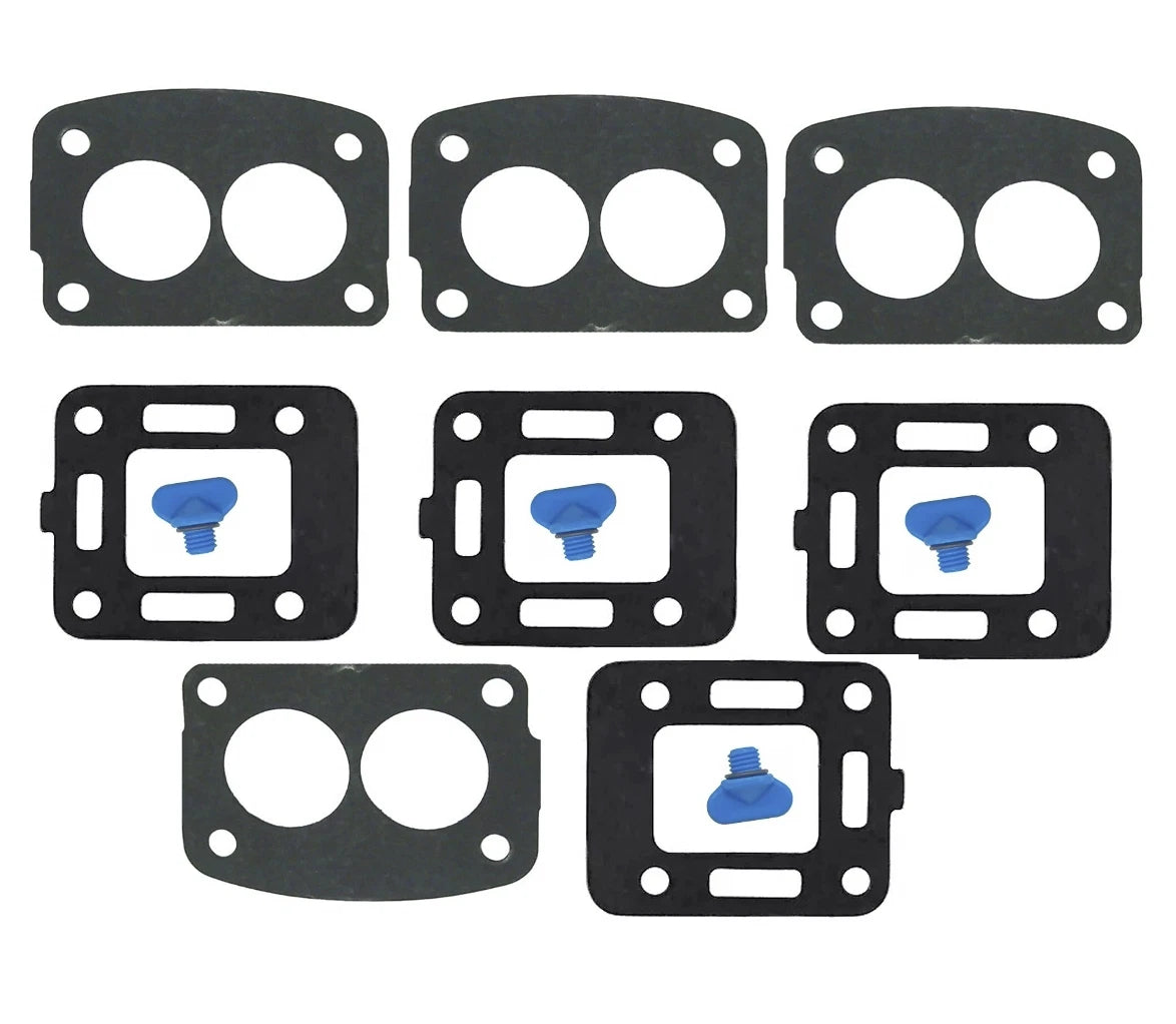 Exhaust Manifold Gasket Kit for Mercruiser 2.5L 3.0L (4Pcs) 27-99777 22-806608A02