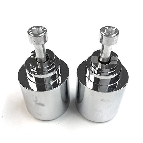 Chrome RR Bar Ends for Honda CBR1100XX (1997–2007)