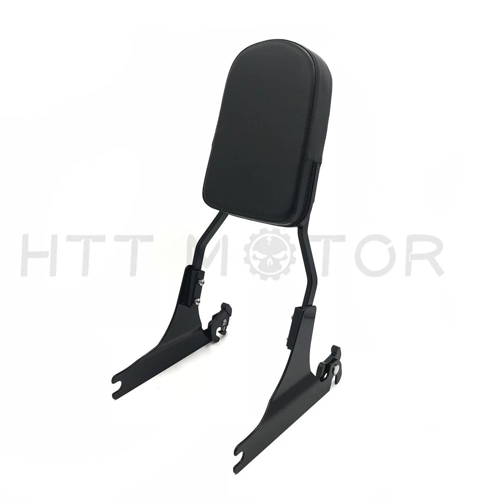 Gloss Black Detachable Backrest Sissy Bar for Harley FLST FLSTSC (2005–Present)