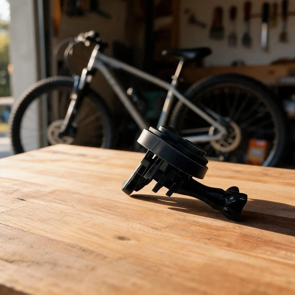 Front Cockpit Mount Adapter for Bike Computer & Action Camera