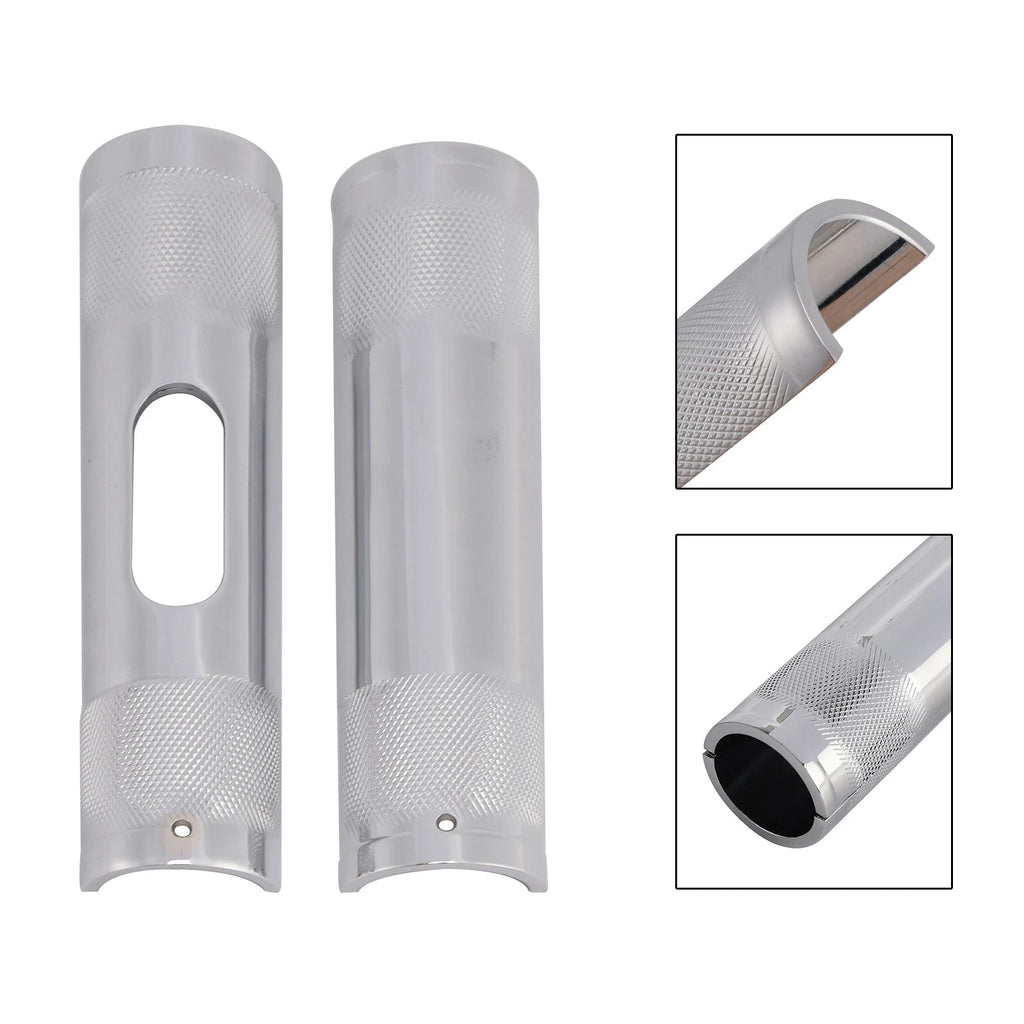1" to 1.25" Handlebar Riser Adapter Chrome for Harley Road Glide, Road King