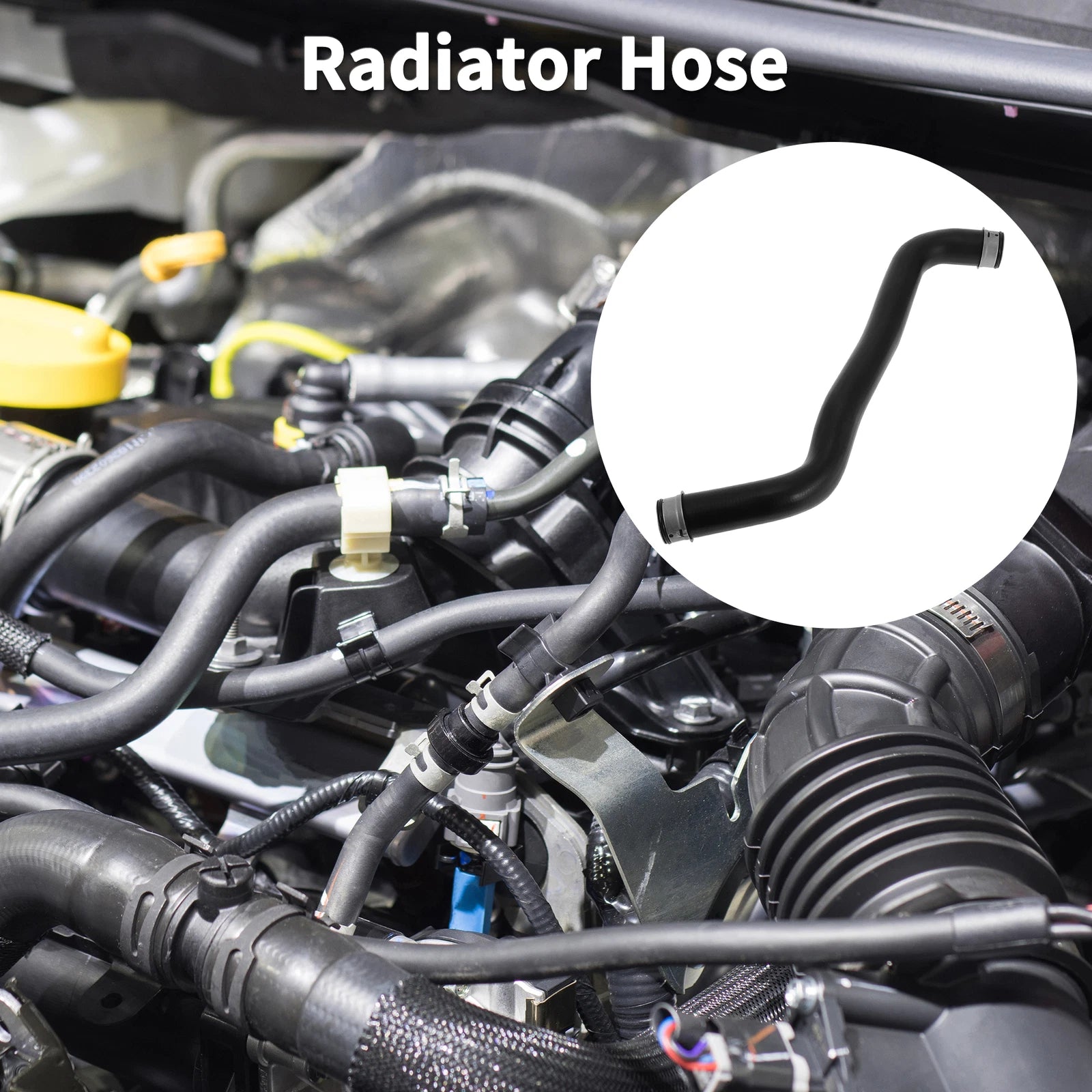 Radiator Hose for Mercedes-Benz E-Class E280 E320 (2005–2008) No.A2115015382 Rubber