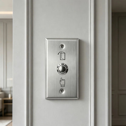 Push Button Exit Switch for Electric Locks (Compatible with Stainless Steel)