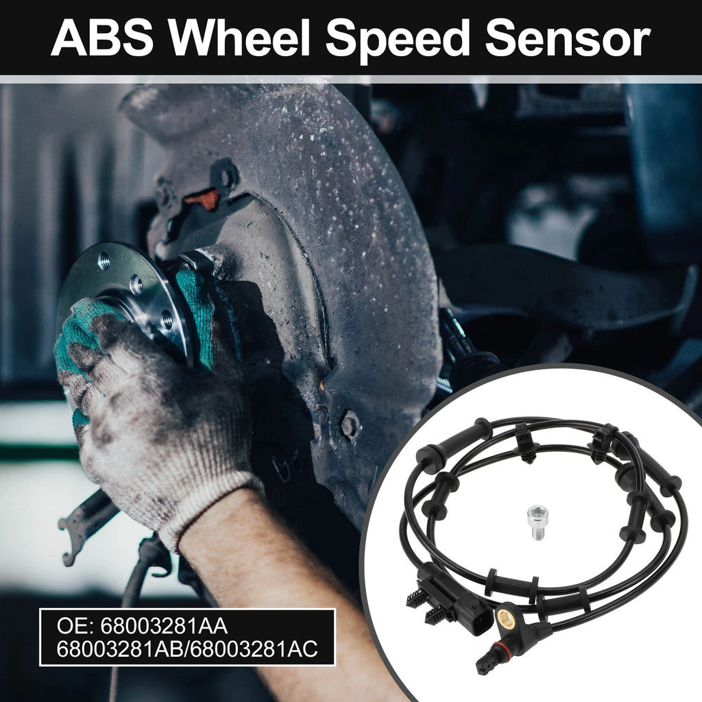 ABS Wheel Speed Sensor Kit No. 68003281AA for Jeep (1 Pc Front Left/Right)