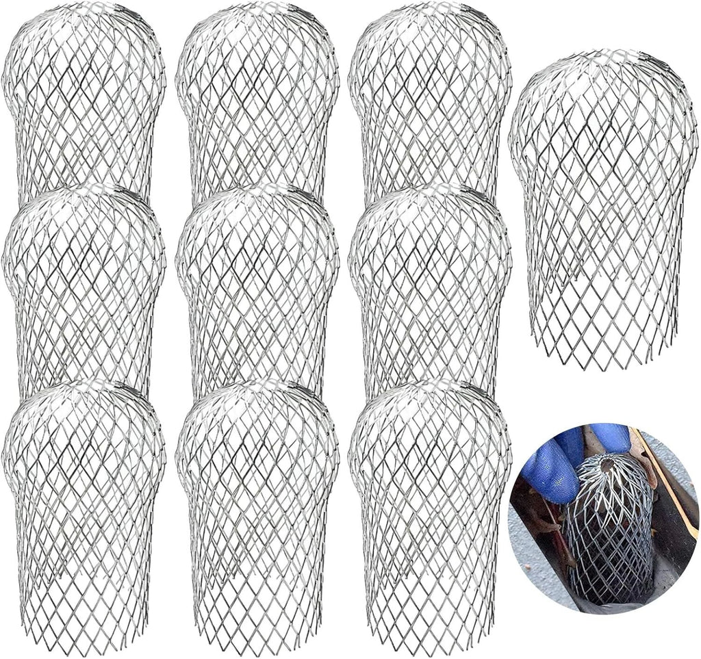 10 Pack Gutter Guards for Leaf Protection (Aluminum, 3")