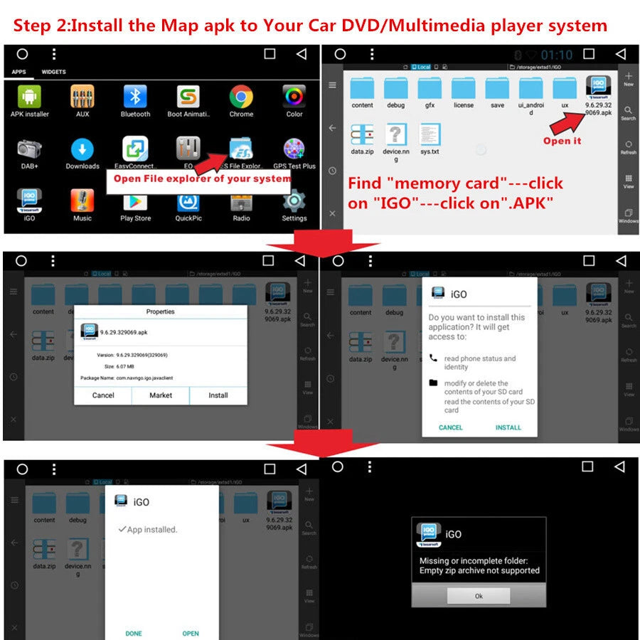8GB Map SD Card for Android Car GPS (Australia New Zealand)