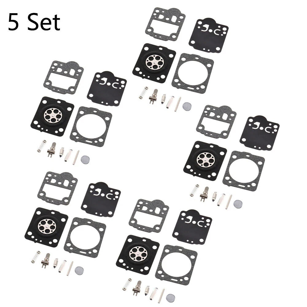 Set of 5 Carburetor Diaphragm Gasket Kit for Husqvarna 235 236 240 435 (N/A)