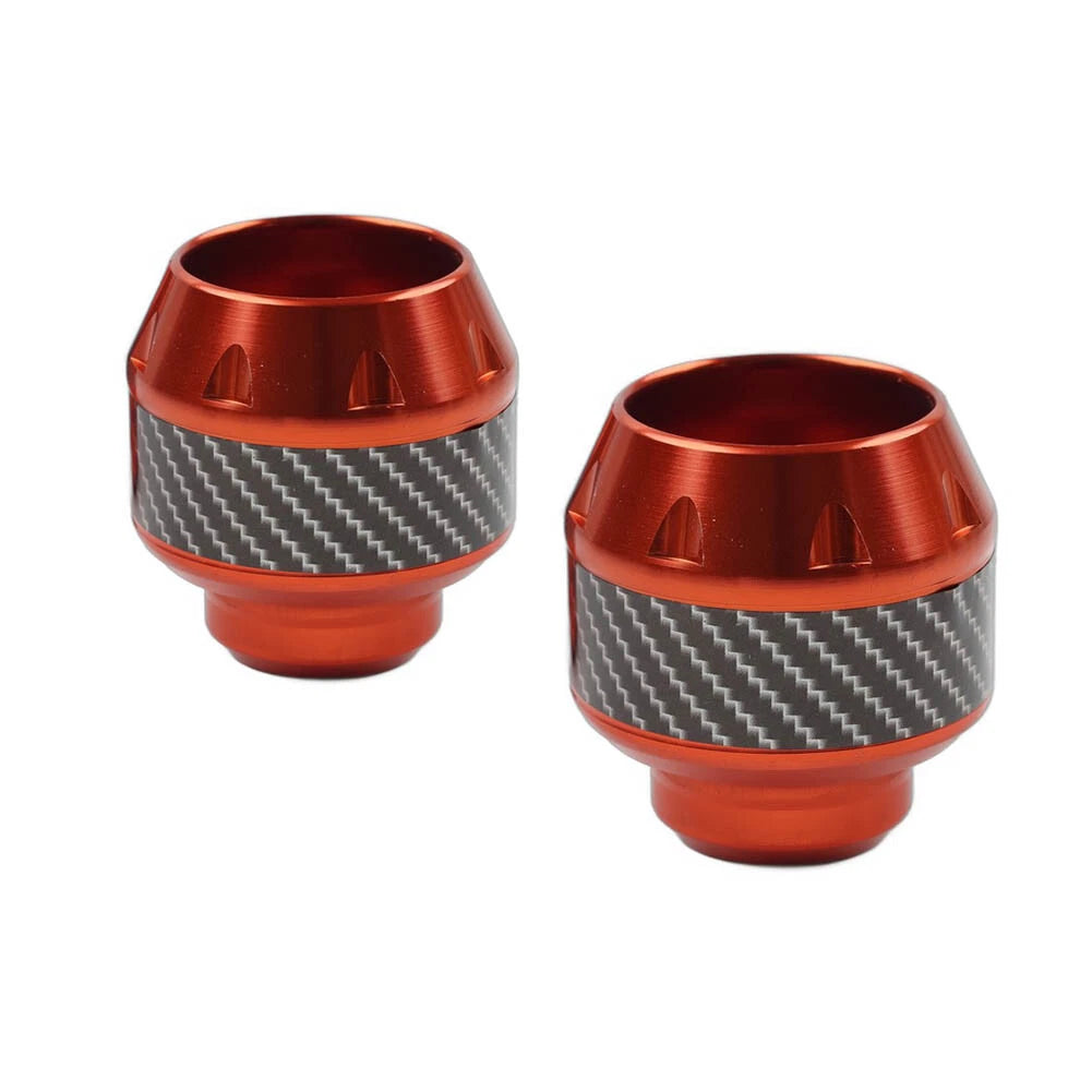 2X Red Motorcycle Front Fork Frame Sliders for