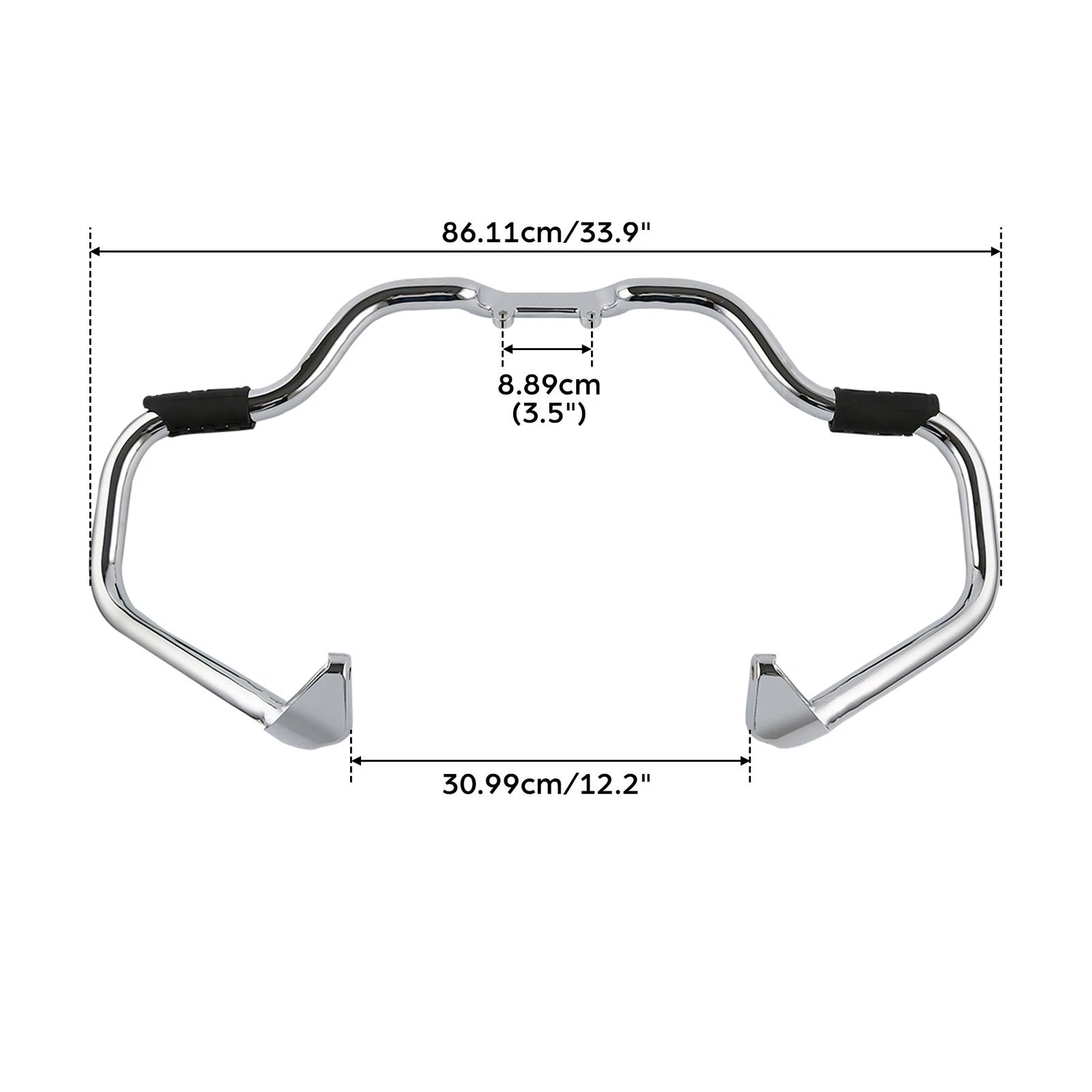 Mustache Engine Guard Crash Bar for Indian Chieftain Roadmaster (2014–2025)