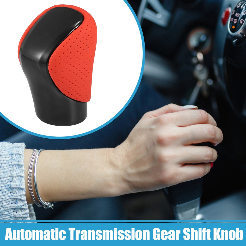Automatic Gear Shift Knob for Lexus Black Cover Red Faux Leather (2013–2020)