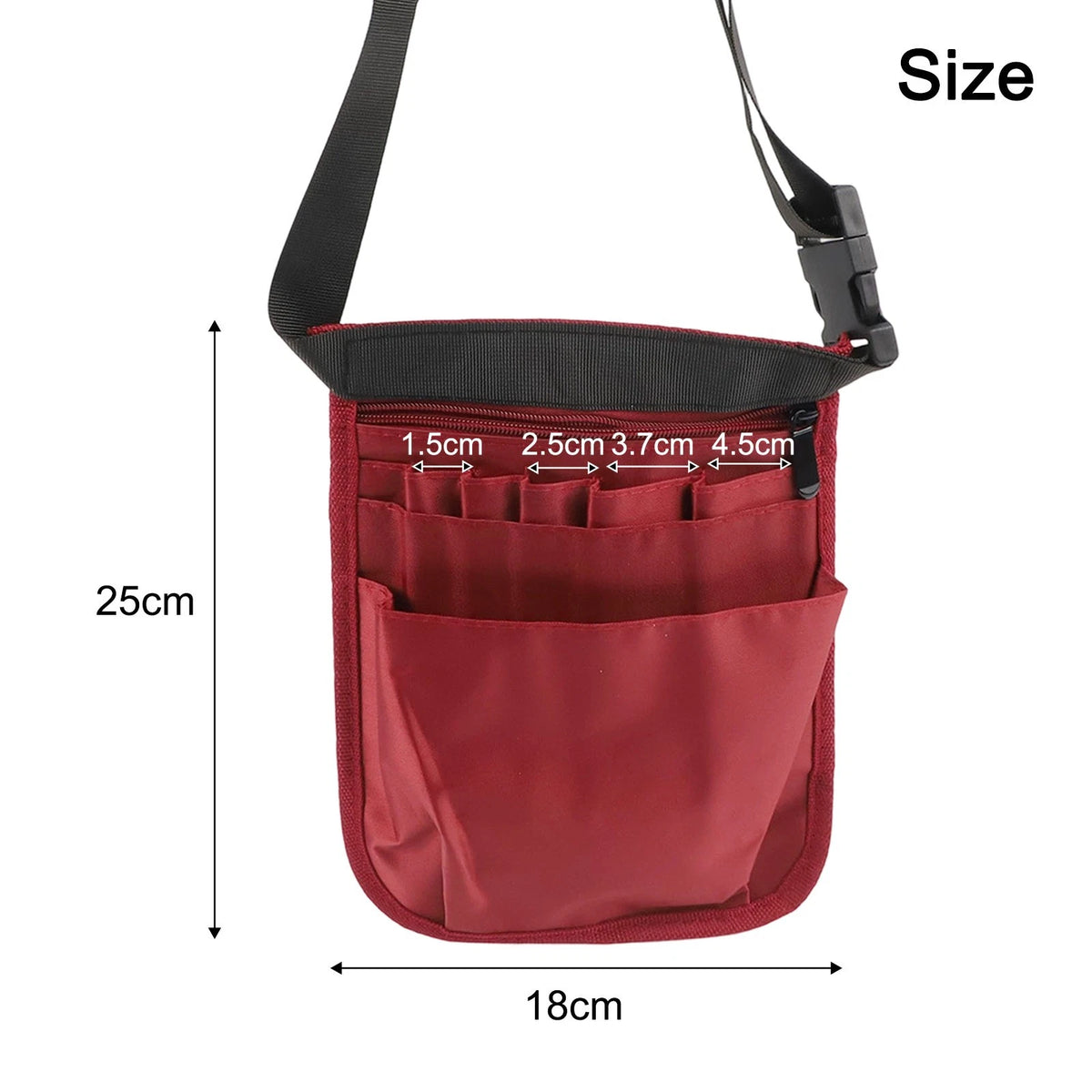Multiple Pocket Waist Bag for Easy Access to Tools and Supplies