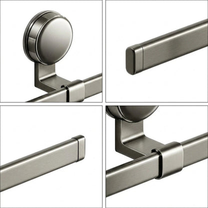 Reusable Suction Towel Rack for Universal Use (40x5x11.5cm)