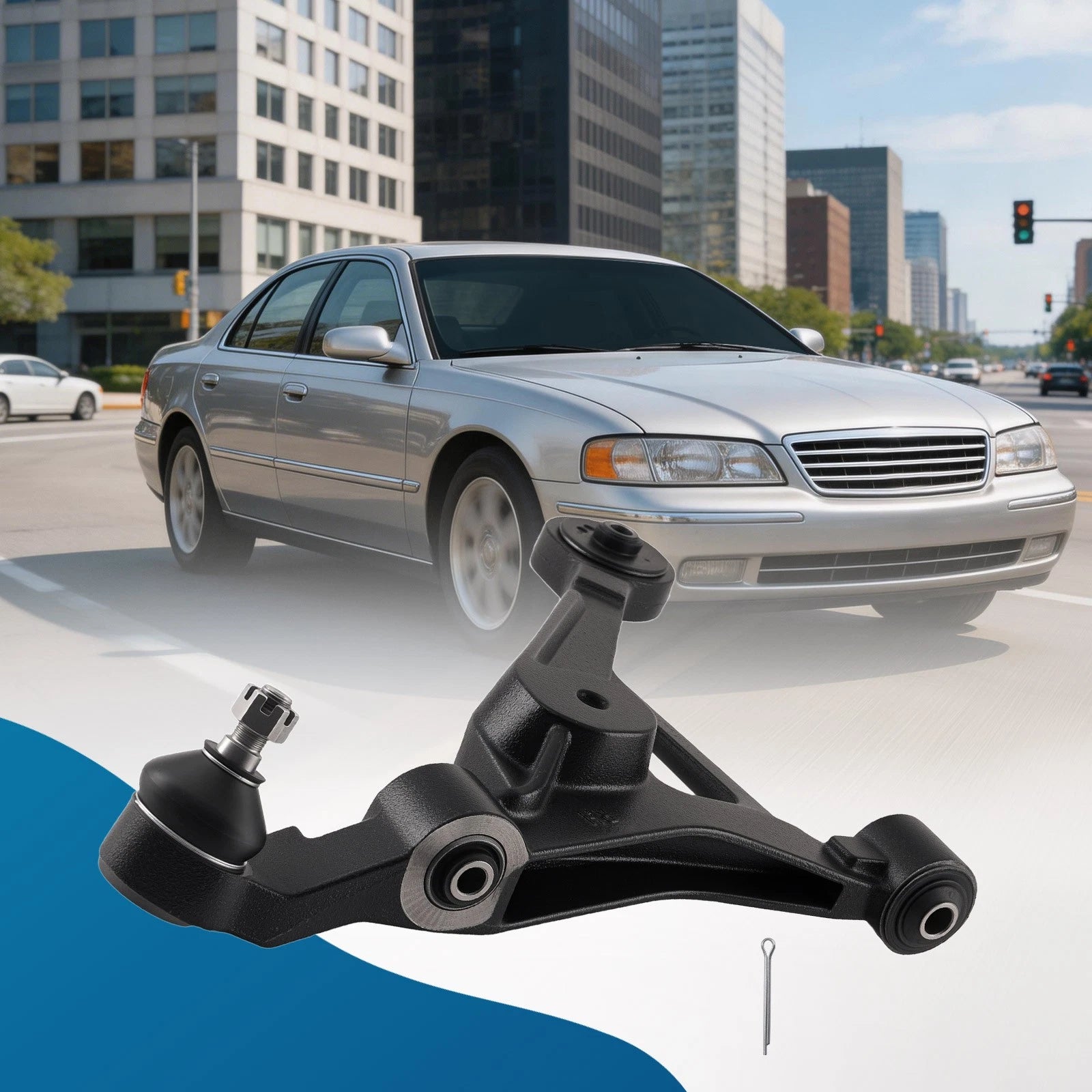 Front Right Lower Control Arm for Stratus Sebring Cirrus Breeze (1996–2000)