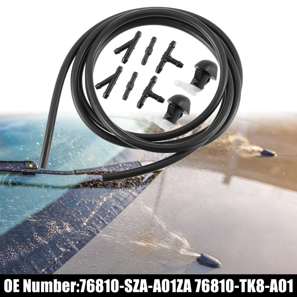 Front Washer Nozzle Wiper Spray Jet Set for Honda Pilot (2009–2015)