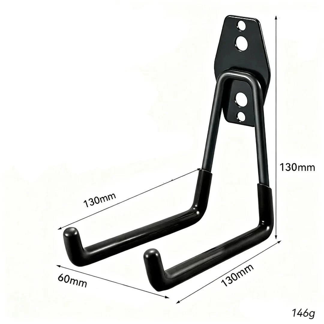 Set of 4 Garage Hooks for Bike Hanger Vertical Storage