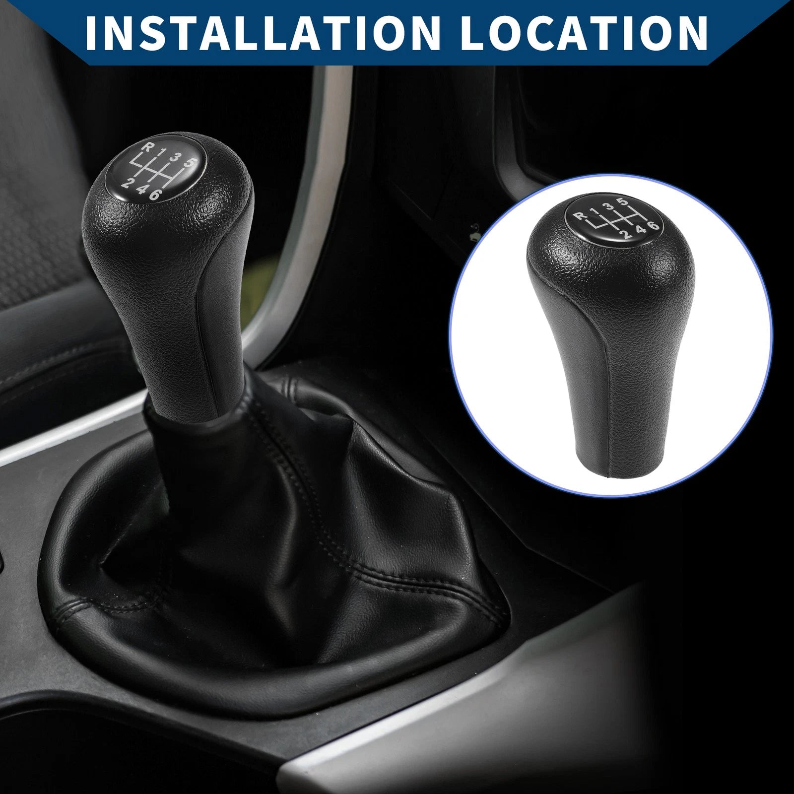 6 Speed Manual Gear Shift Knob Replacement for BMW 3 Series E30 E36 (1983–2005)