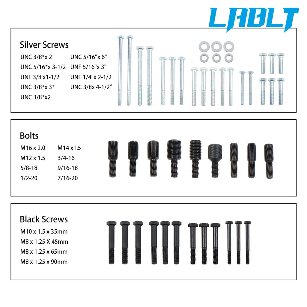 Harmonic Balancer Puller Installer Set for Crankshaft Pulley Removal