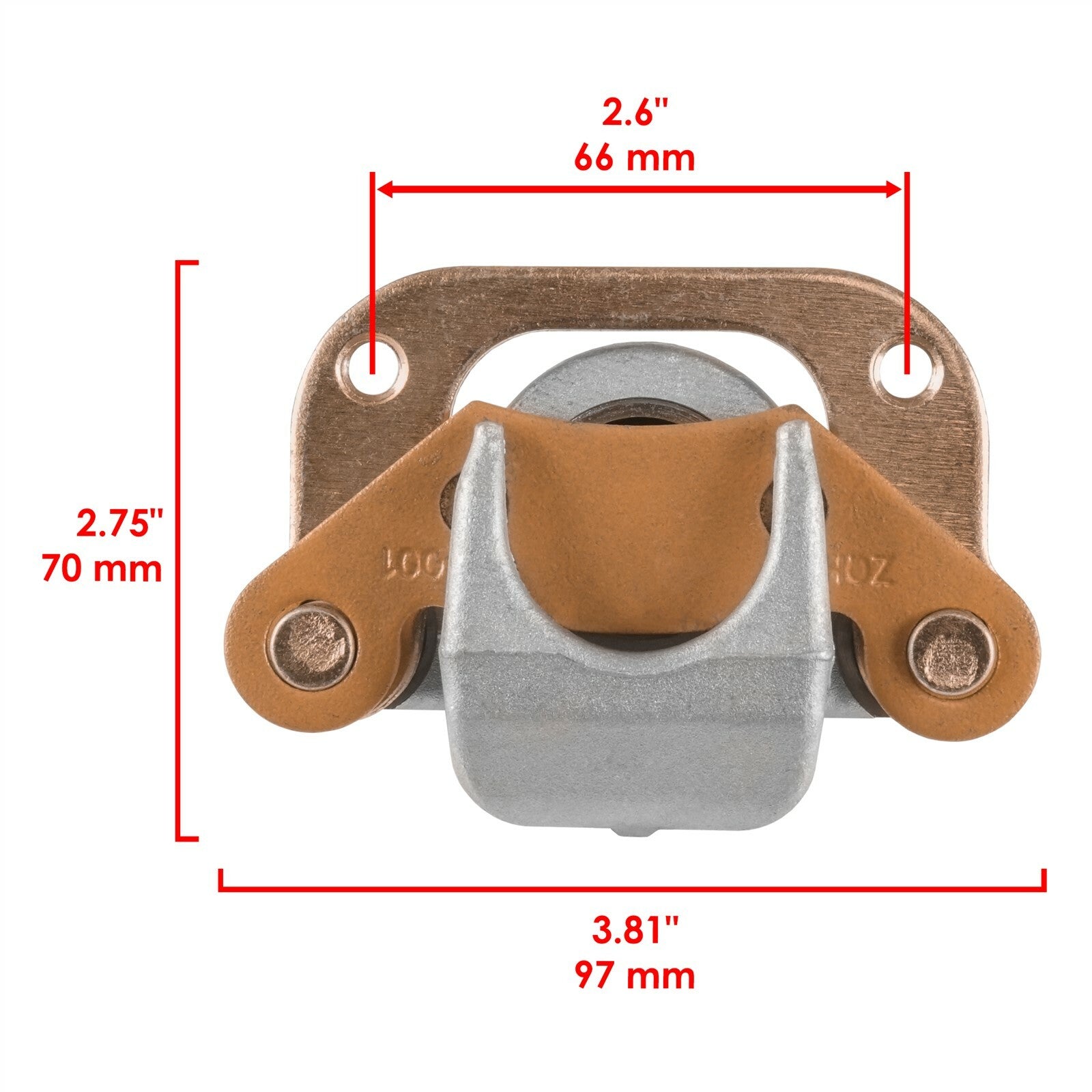 Brake Calipers With Brake Discs Front Left Right for Polaris Xplorer 300 (1996–2001)