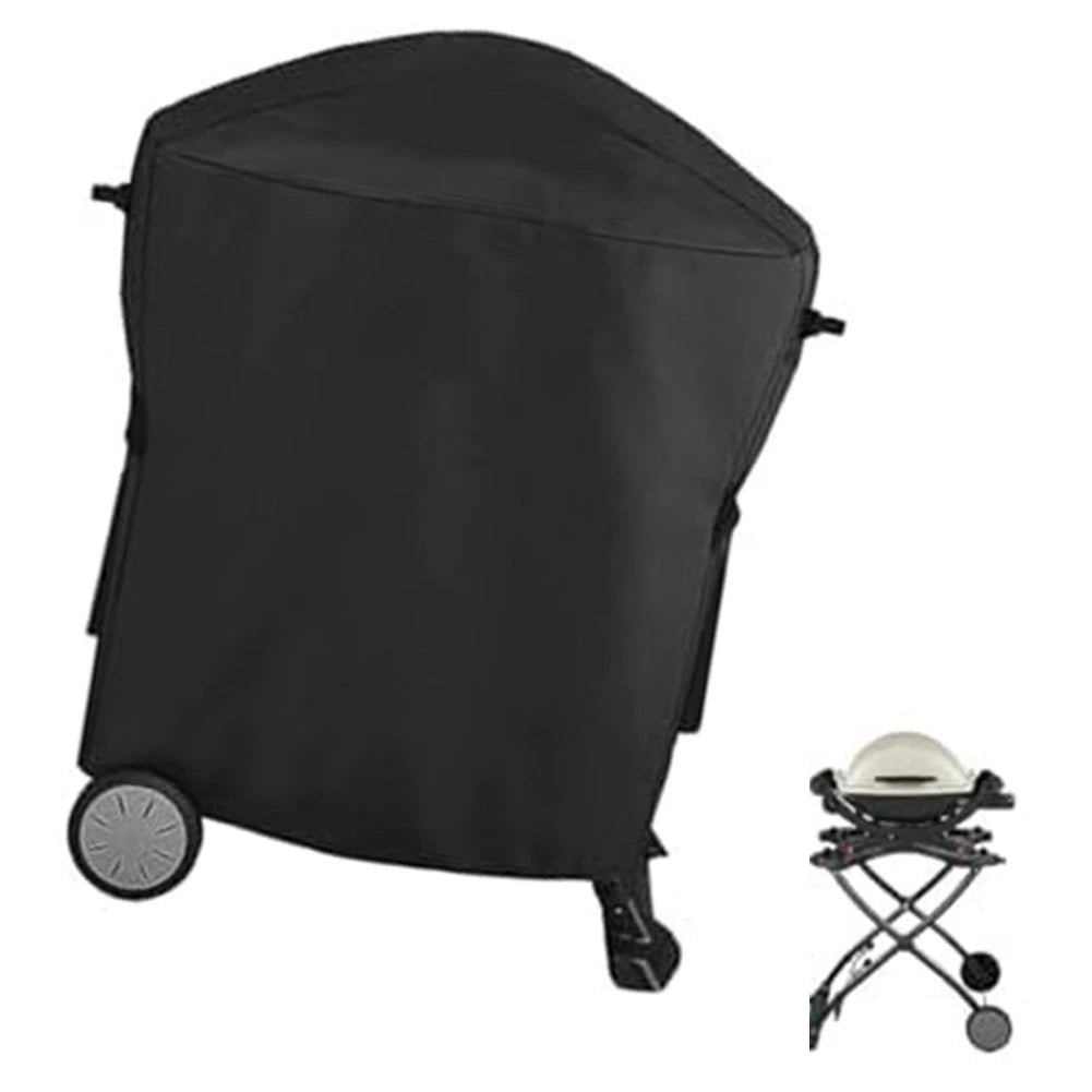 Grill Cover for Weber Q1000 Q2000 (Full Coverage 210D Oxford Cloth)