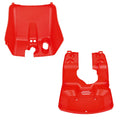 Set of 2 Inner Front and Front Cover for Honda Ruckus 50 (2003–2024) Red Plastic