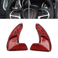 1 Pair Red Steering Wheel Shift Paddle Extensions for Jeep Dodge Chrysler