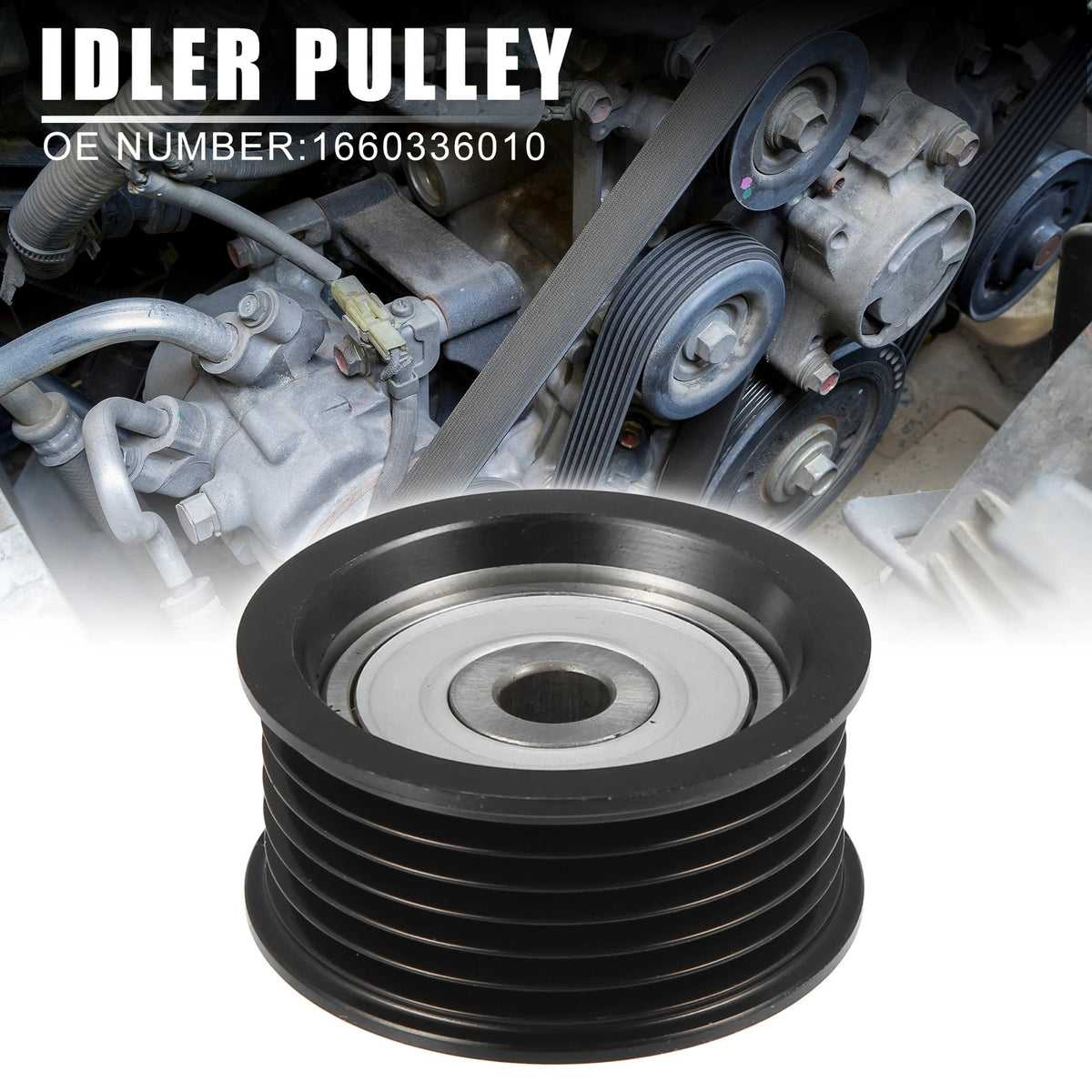 Car Accessory Drive Belt Idler Pulley Replacement for Lexus NX200t (2015–2022)