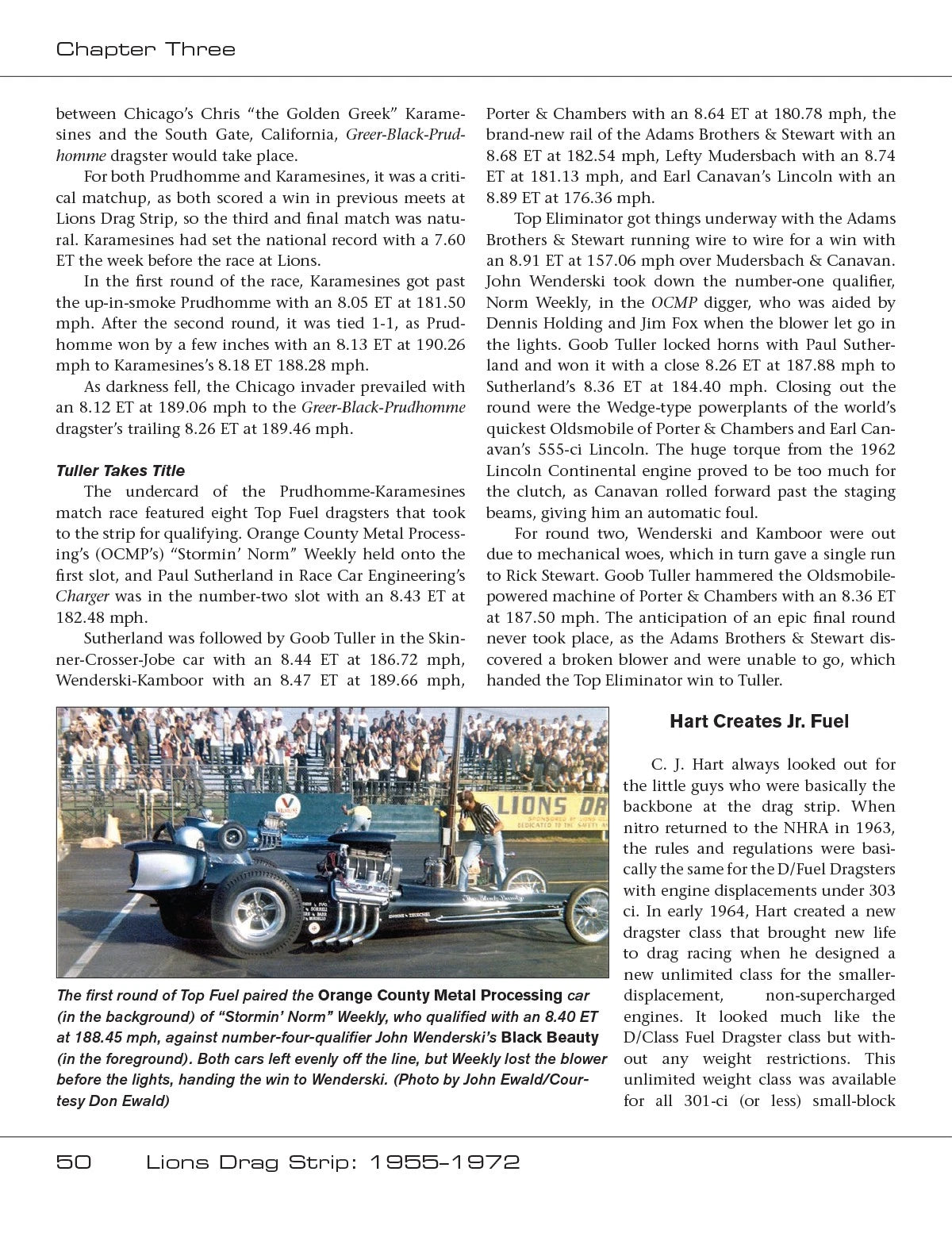 Lions Drag Strip for Lou Hart (1955–1972)