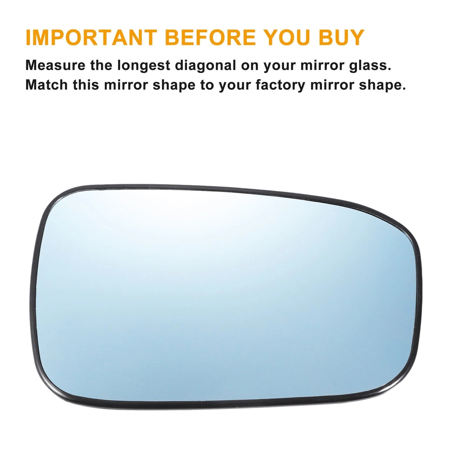 Right Side Door Mirror Glass with Back Heated for Honda Accord (2003–2007)