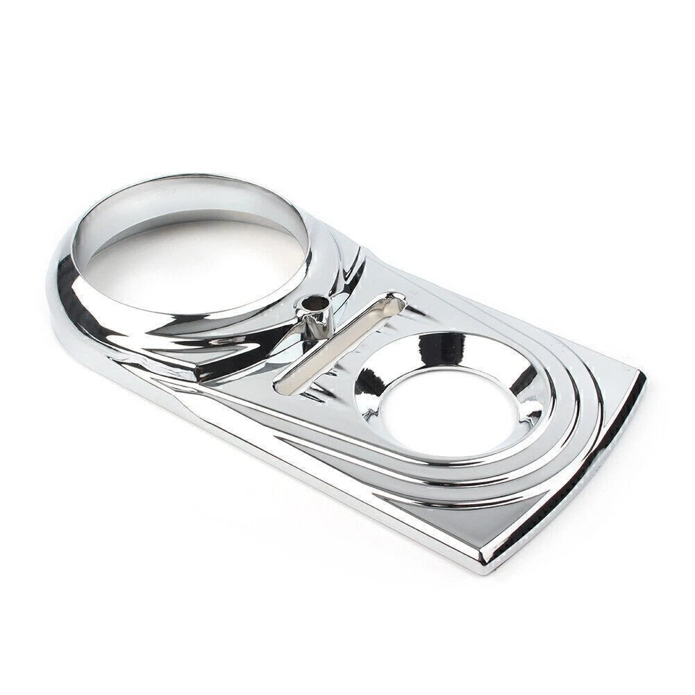 Dash Panel Insert Cover for Harley Dyna Wide Glide 93-03 & Softail 00 -17 Chrome