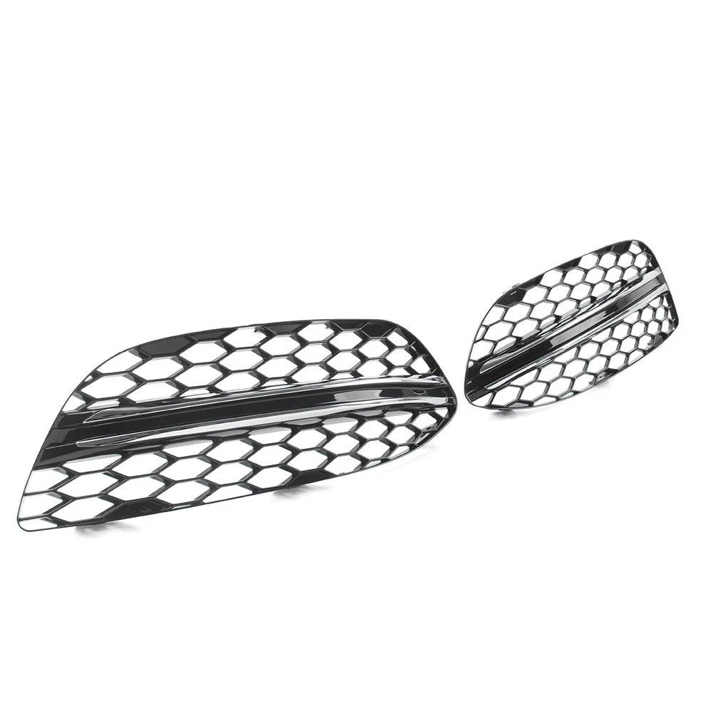 Front Bumper Fog Light Grilles Cover for Benz C Class W205 (2015–2021)