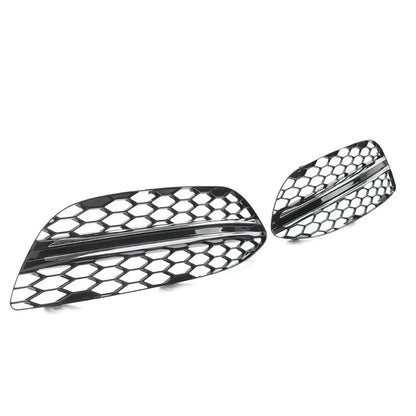 Front Bumper Fog Light Grilles Cover for Benz C Class W205 (2015–2021)
